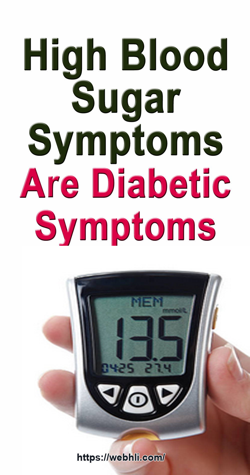 High Blood Sugar Symptoms Are Diabetic Symptoms Healthy Lifestyle