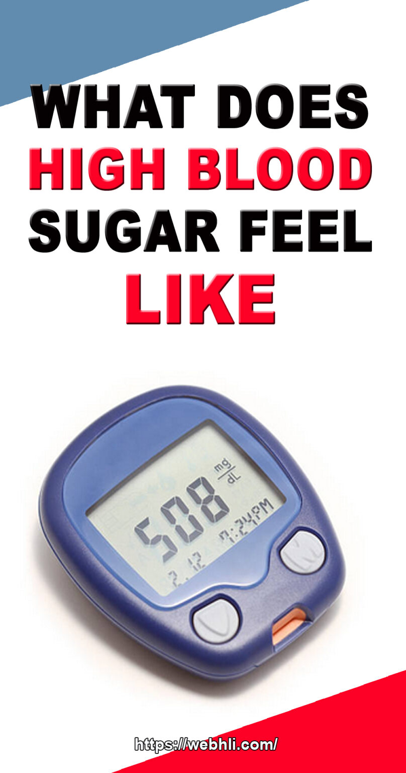 “What Does High Blood Sugar Feel Like” Subjective Assessment of