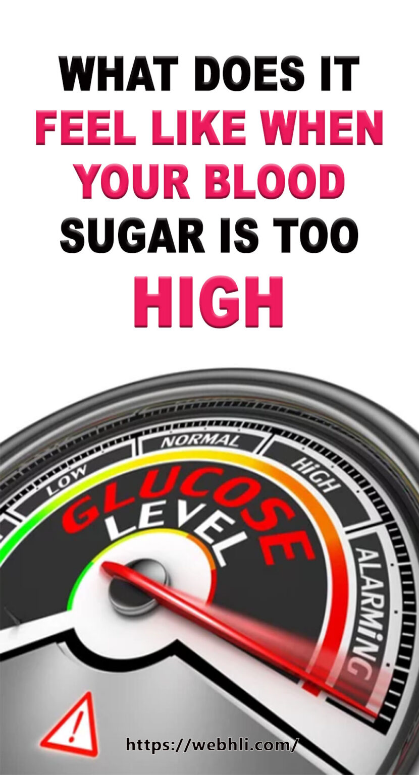 “What Does High Blood Sugar Feel Like” Subjective Assessment of