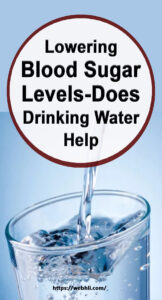 Lowering Blood Sugar Levels – Does Drinking Water Help | Healthy Lifestyle